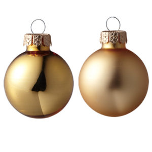 ガラスボールΦ３５　２種×８コ IC23525/LG ｺﾞｰﾙﾄﾞ