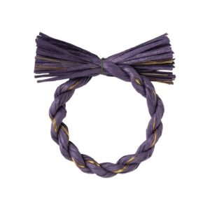 わらルックリース水引１４ ﾑﾗｻｷ/ｺﾞｰﾙﾄﾞ