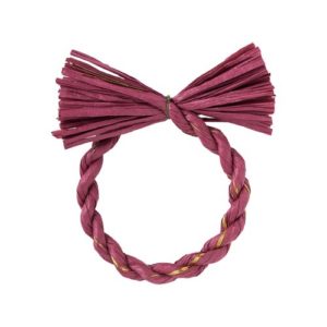 わらルックリース水引１４ ﾜｲﾝ/ｺﾞｰﾙﾄﾞ