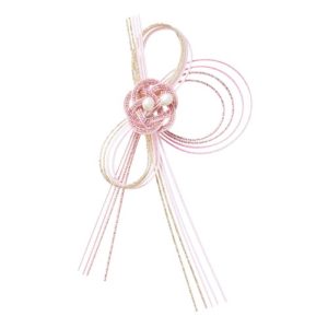 水引華やぎ飾り ﾓﾓ (3ｺ)