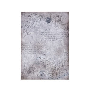 ZE008200 アンティークフレームＭ パープル／柄