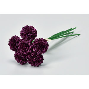 Ａ－３４１２４　ミニポンポンマム #007D ﾀﾞ-ｸﾊﾟ-ﾌﾟﾙ