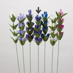 Ａ－３４２６２　リンドウ #007D ﾀﾞ-ｸﾊﾟ-ﾌﾟﾙ