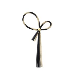 P-9429-99 水引ﾘｰｽﾘﾎﾞﾝ 黒/金