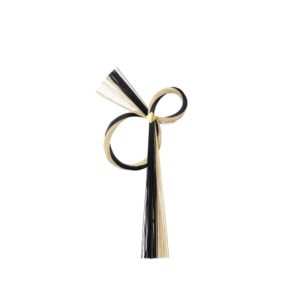 P-9430-99  水引ﾘｰｽ 幸 黒/金