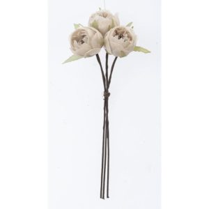 A-33729-008　ラナンキュラスバンチ(1束3本) #008 ベージュ