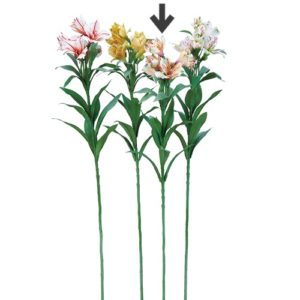 Ａ－３４８０５　アルストロメリア#020K ｿﾌﾄｲｴﾛｰﾋﾟﾝｸ